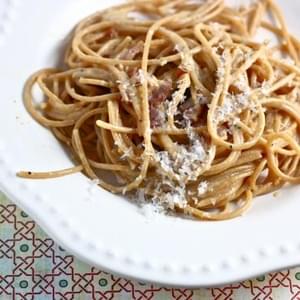 Spaghetti Carbonara For One