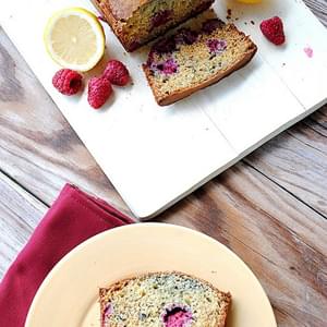 Raspberry-Lemon Yogurt Bread