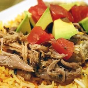 the Mexican pulled pork