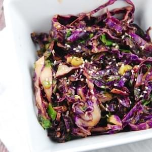 Asian Red Cabbage Salad
