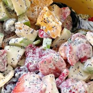 Fresh Fruit Salad & Poppyseed Dressing