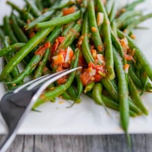 Green Beans with Tomato and Garlic (Olive Garden Copycat)