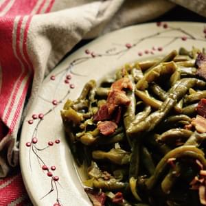 Crockpot Southern Green Beans with Bacon