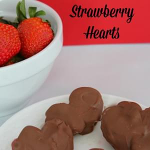 Heart Shaped Chocolate Covered Strawberries