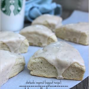 Petite Vanilla Bean Scones | Starbucks Inspired {Copycat Recipe}