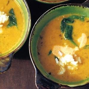 Yellow Pea and Coconut Milk Soup