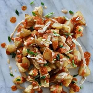 Papas Bravas with Chamoy + 100 Gluten Free Appetizers to Ring in the New Year