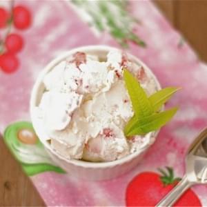 Strawberry-Lemon Verbena Ice Cream