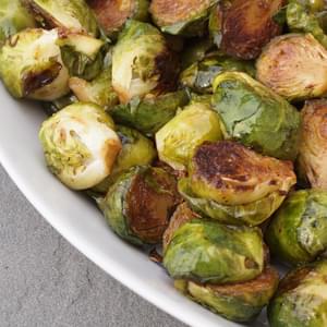 Roasted Brussels Sprouts with Balsamic Vinegar & Honey