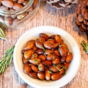 Rosemary Chipotle Roasted Almonds (Vegan; Gluten, Soy, & Dairy Free)