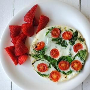 Spinach and Egg White Omelet
