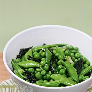 Fresh Peas with Basil and Mint