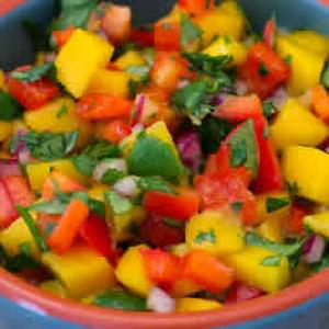 Mango Salsa with Red Bell Pepper