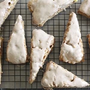 Delightful Apple Spiced Scones with Spiced Glaze