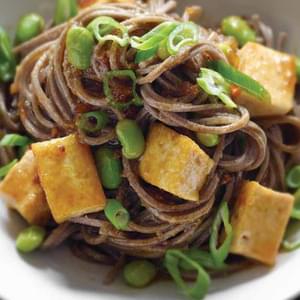 Stir-Fried Tofu with Soba Noodles