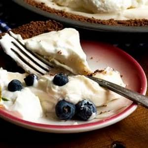 Lemon-and-lime Icebox Pie With A Chocolate Graham-cracker Crust