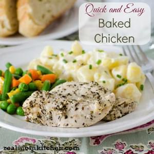 Quick and Easy Baked Chicken