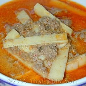 Beef and Bamboo Shoot Curry