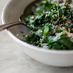 Spiced Coconut Spinach