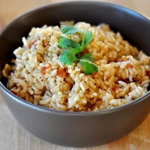 Baked Brown Spanish Rice