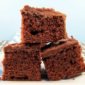 Chocolate Sour Cream Snack Cake