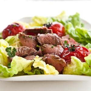 Grilled Steak and Tomato Salad with Rum Vinaigrette