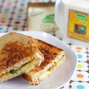 Grilled Cheese with Apricot Jam and Arugula