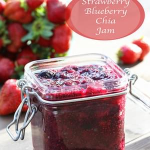 Strawberry Blueberry Chia Jam