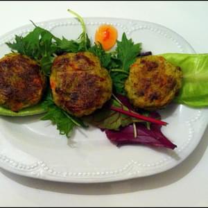 Potatoes And Vegetable Baked Patties