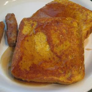 “Deceptive” Pumpkin French Toast