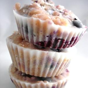 Blueberry Honey Coconut Cups