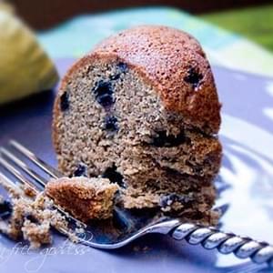 Banana Blueberry Muffin Cake