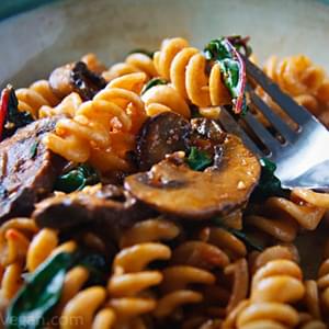 Pasta with Chard and Chickpeas