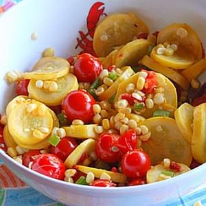 Summer Squash with Cherry Tomatoes