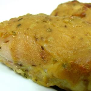 Maple-Mustard Chicken Thighs