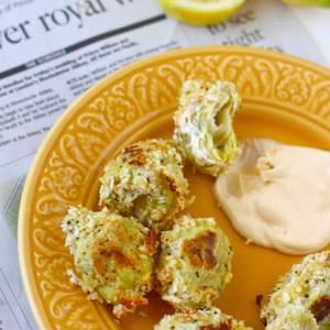 Better than Fried Artichokes with Quick Aioli Dipping Sauce