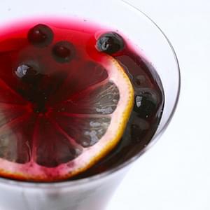 Pomegranate Blueberry Mocktail