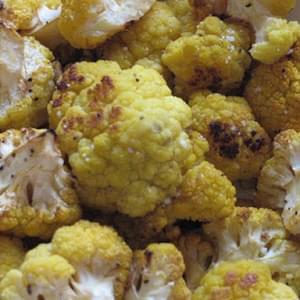 Roasted Golden Cauliflower