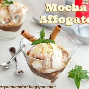 Easy Mocha Affogato- Italian Ice Cream Dessert (Throwback Thursdays)