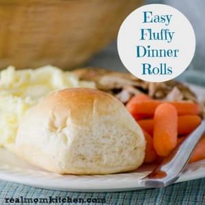 Easy Fluffy Dinner Rolls
