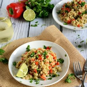 Red Pepper and Lime Quinoa Salad