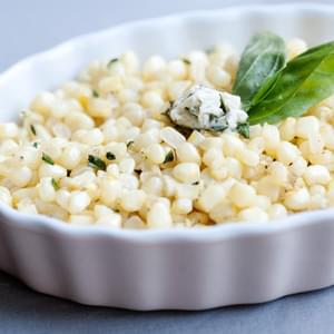 Sauteed Corn with Basil Butter