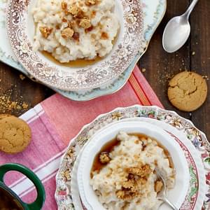 Maple Ginger Rice Pudding