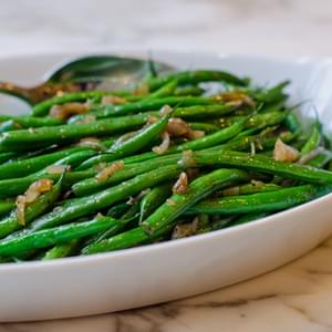 French String Beans with Shallots