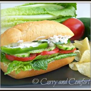 Salad Sub Sandwich