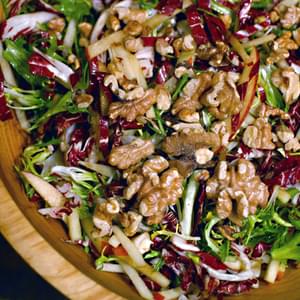 Radicchio Salad with Frisée and Apples