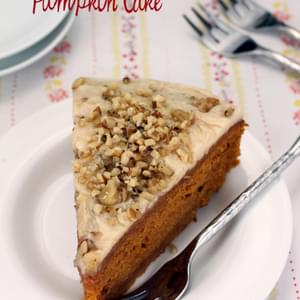 Spiced Pumpkin Cake with Brown Butter Icing