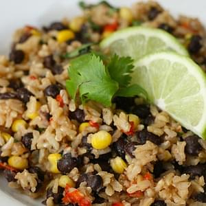 Brown Rice with Black Beans
