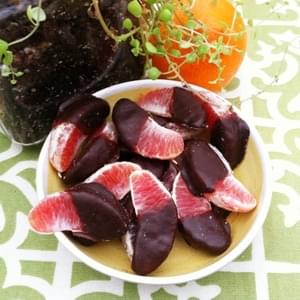 Dark Chocolate Double Dipped Blood Oranges