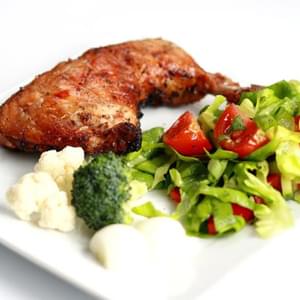 Easy Salad and BBQ Chicken - It's What's for Dinner